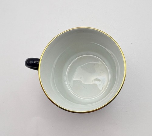 20 Jahre Dienst Mini Kaffeebecher Blau Gold Marine & Gold Tasse Ruhestand Geschenk - Bild 4 von 6
