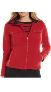 Chaps Sport Women's Plus Size Red Full Zip Plaid Collar Fleece ... Image is loading Chaps-Sport-Women-039-s-Plus-Size-Red-