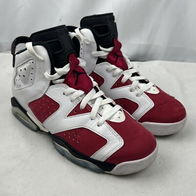 靴 Nike Air Jordan 6 gs carmine Nike Air Jordan 6 Retro Carmine GS (384665-106) Size 6.5Y