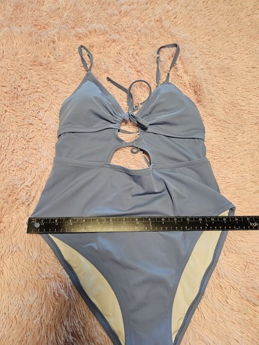 Traje de baño acolchado extraíble de una pieza Victoria's Secret Swim XL azul - Imagen 3 de 7