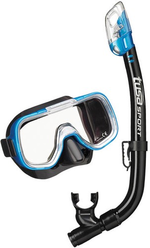 TUSA UC2022 MINI KLEIO MASK AND HYPERDRY ELITE DRY DRAIN SNORKEL COMBO - Picture 1 of 6