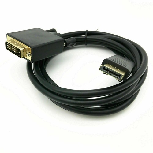 6 Feet Gold Plated DisplayPort DP to DVI-D Male Dual Link Cable Adapter 1080p - Picture 13 of 18