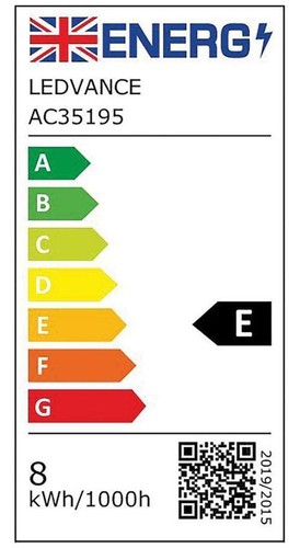 8W LED Single Twin Tube, 2G11, 4000K, 1000lm, Non-Dimmable, 140° - 4058075557499 - Picture 2 of 2