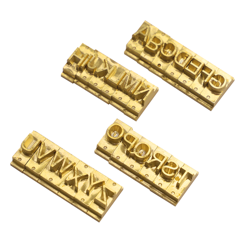 Brass Stamping Die Mold Flexible Letters Numbers Alphabets Symbols T-slot Holder - Picture 23 of 33