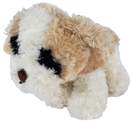 DAKIN weiß hellbraun Welpe Hund Plüsch flauschig zottelig Stofftier Spielzeug NICHT MEHR ERHÄLTLICH 2012 - Bild 5 von 13