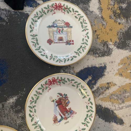 Lenox Holiday Annual Christmas plates Macy's Gifts Limited Edition 1991-2002. - Picture 6 of 10