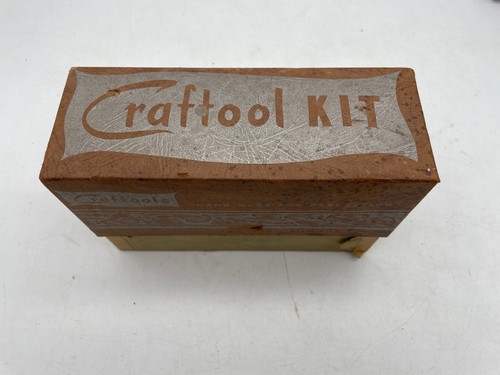 Vintage CRAFTOOL Co. Leather Working Tool Set 9 Piece Set - Picture 11 of 12