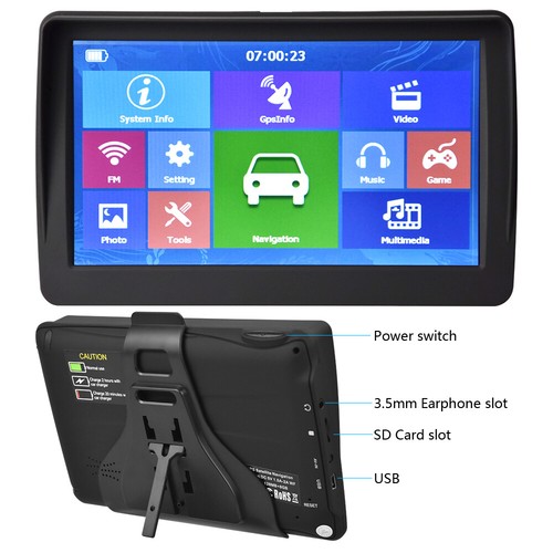 7 Zoll GPS Navi Navigation für Auto LKW PKW Navigationsgerät 8GB EU Karte 2025 - Bild 4 von 15