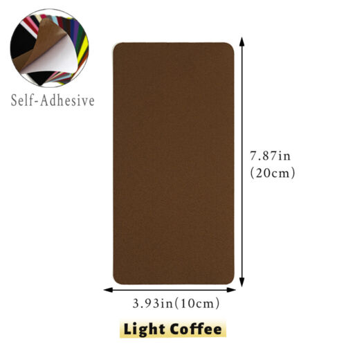 10/100 STCK. 10*20CM Leer Rechteck Selbstklebender Aufnäher 20 Farben Applikation Aufkleber - Bild 42 von 42