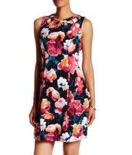 Women's - Eliza J Floral Sleeveless Dress, Size 8