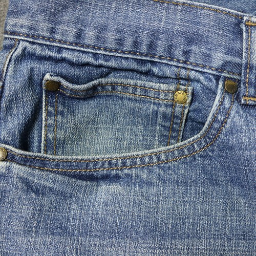 Jeans Chaps Denim Calce Relajado Azul Lavado Medio Cremallera Mosca 38x30 (38x28.5 real) - Imagen 5 de 24
