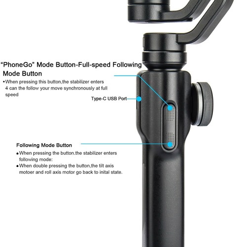 Zhiyun Smooth 4 3-Axis Handheld Gimbal Stabilizer for Smartphone - Picture 10 of 11