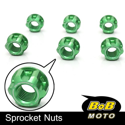 Billet SPOKE6 M10 Rear Sprocket Nuts For Multistrada 1200 S Granturismo 13-14 - Picture 11 of 12