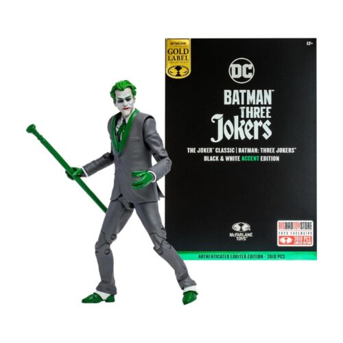 McFarlane DC Multiverse The Joker Classic Batman: Three Jokers B&W Accent Figure - Picture 9 of 10
