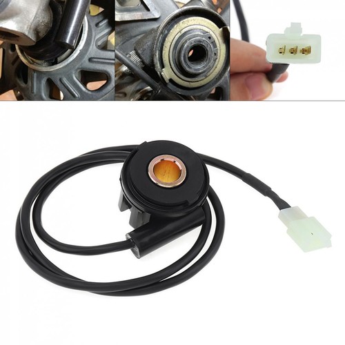 Universal Motorcycle 12V 3 Pin Digital Odometer Speedometer Sensor Cable Black