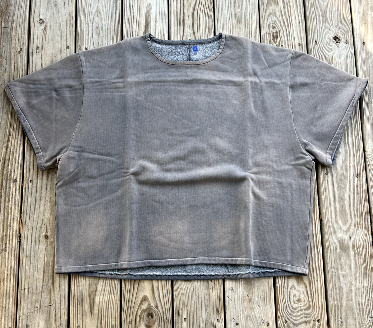 Yeezy Gap Fleece Yoke Tee Payment Grey Unreleased Balenciaga Yeezy Gap Fleece Yoke Tee Payment Grey Unreleased Balenciaga