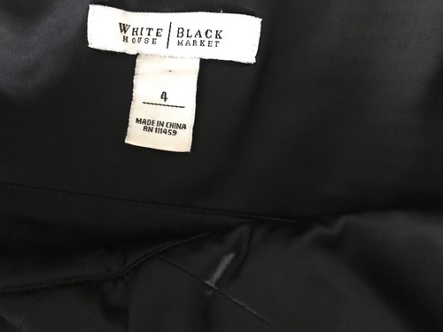 White House Black Market Dress Size 4 Sleeveless Bubble Hem Square Neck - Picture 10 of 10