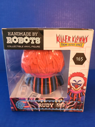 Figura de vinilo hecha a mano por robots serie tejida payasos asesinos del espacio exterior Rudy #165 - Imagen 5 de 7
