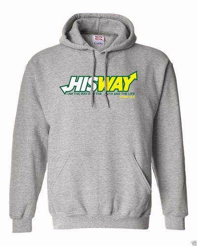 NUEVO CON ETIQUETAS HOMBRE HISWAY CHRISTIAN JOHN14:6 LOVE JESUS CHAQUETA CON CAPUCHA SUDOR SUDADERA - Imagen 10 de 14