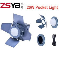 ZSYB W20B 20W Pocket Led Video Light Outdoor Fill Lights Bi-Color 2700K-6500K 