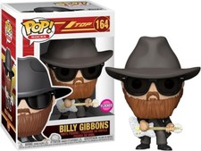 Pop! Rocks ZZ Top Billy Gibbons Flocked #164 Vinyl Figure Funko
