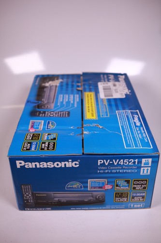 Panasonic PV-V4521 Lettore VHS 4 Testine Videoregistratore HiFi Nuovo Scatola Aperta, Scatola Mostra Usura - Foto 2 di 8