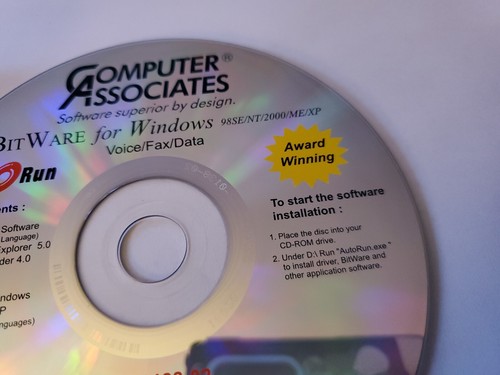 Bitware V3.30.21 Software For Windows Voice Fax Data CD-Rom Disc Only - Picture 4 of 6