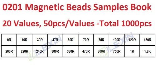SMD Resistors Capacitors Inductor Zener Diode Transistor Triode Sample Book Kit - Picture 47 of 63