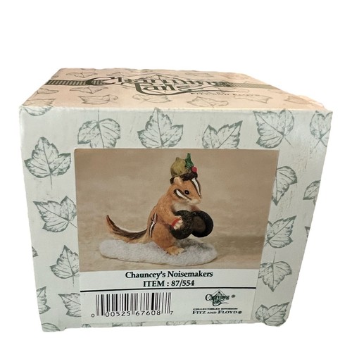Charming Tails Christmas Chauncey’s Noise Makers Chipmunk Fitz And Floyd - Bild 5 von 6