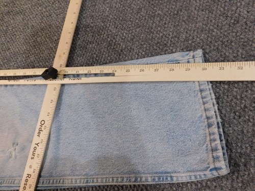 Jeans Wrangler Para Hombre 31x30 Azul Premium Lavado Ligero Clásico Denim Ropa de Trabajo - Imagen 10 de 11