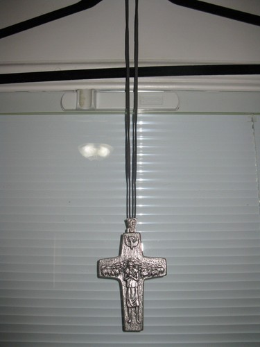 Vedele Pope Francis Pectoral Cross Pendant Vedele LAL Italy re-creation 4 inch