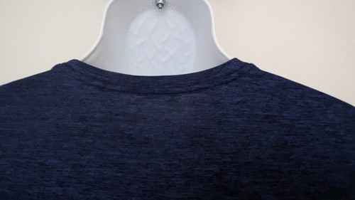 PATAGONIA - Mens Dark Blue Heather Activewear Size L Long Sleeve Capilene 50+UPF - Picture 5 of 8
