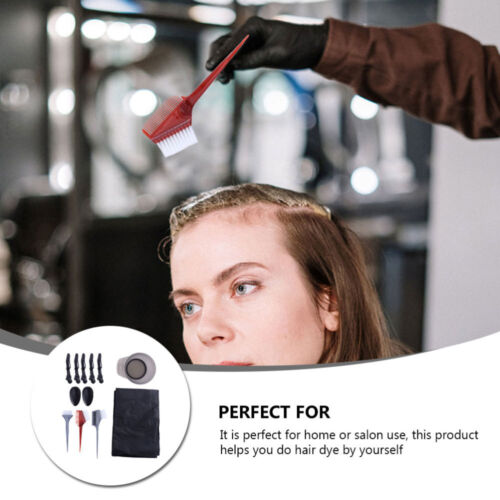 12 Pcs/ Haarfarben-Kit Haarfärbemittel-Set Haartönung Pinsel Kind - Bild 11 von 12