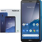 Nokia C3 4G/LTE Nordic Blue 32GB + 3GB Dual-SIM Factory Unlocked OEM NEW