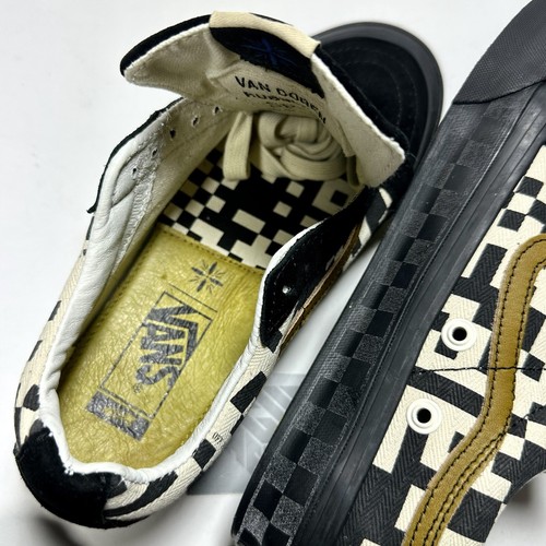 Vans Vault x Taka Hayashi Sk8-Lo Reissue LX Blk Wht Digi Camo VN0A4U4B5OB sz 7 - Afbeelding 13 van 15