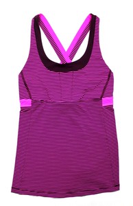 Lululemon-Athletica-Women-039-s-Size-4-Tank-Pink-Black