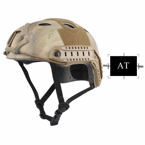 Casco Táctico Rápido Emerson PJ Bump Jump Casco Bicicleta Prendas para la cabeza + Funda de Riel Lateral - Imagen 11 de 17