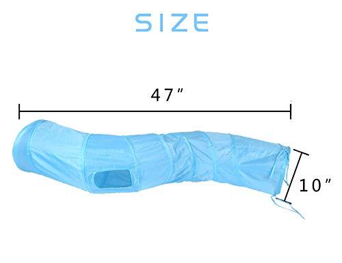 Cat Tunnel for Indoor Cats Interactive Rabbit Tunnel Toys Pet Toys Play Tunne... - Picture 4 of 7