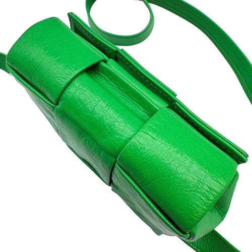 echt BOTTEGA VENETA Intrecciato Candy Kassette Schultertasche grün #36635957 - Bild 9 von 12