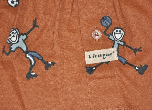 NWT Life is good® Boys Kids TEAM COLLAGE Basketball Sports Boxers Shorts M (7-8) - Picture 2 of 4