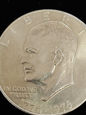 1776-1976 BICENTENNIAL EISENHOWER DOLLAR. NO MINT MARK TYPE