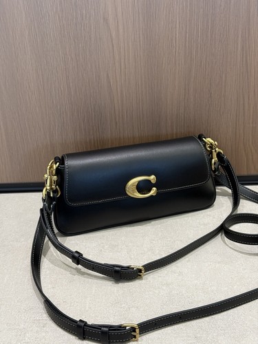COACH Jet Shoulder Bag Black CAM16 Outlet NEW - Picture 3 of 9