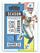 2020 Panini Contenders #68 Kerryon Johnson