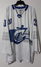MEN'S  5IVEHOLE REMEMBER WHY YOU STARTED #30 KRAUSE  HOCKEY WHITE JERSEY.SZ GC