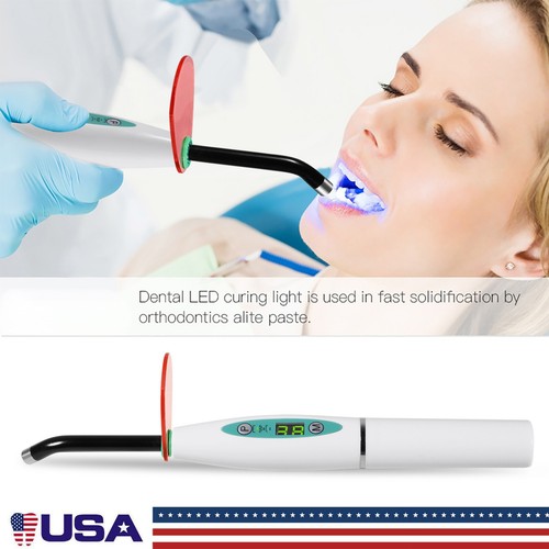 Dental Wireless Cordless LED Cure Curing Light Lamp 2000mw 5W Tool Resin Cure US - Picture 7 of 17