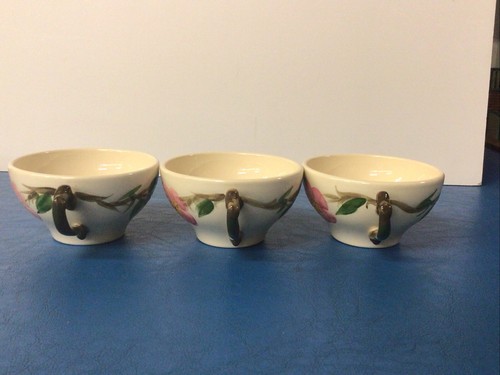 Franciscan Desert Rose Tea Cup and Saucer Set of 3 Coffee Mugs 4 Saucers - Picture 5 of 14