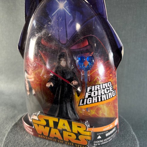 Figurina Star Wars La Vendetta dell'Imperatore Sith Palpatine Darth Sidious 3,75 2002 - Foto 5 di 15