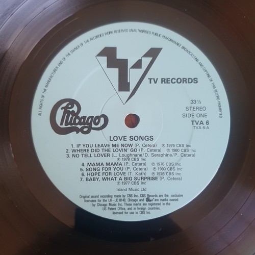 Chicago - Love Songs - 1982 - A1/B1 - If You Leave Me Now - Best of - Picture 3 of 4
