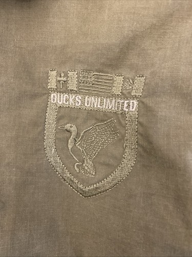 Vintage Ducks Unlimited DU Shield Embroidered Jacket Size Large. Casual Mens - Picture 2 of 21