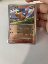 Scarlet & Violet White FlareTepig Masterball Reverse Holo